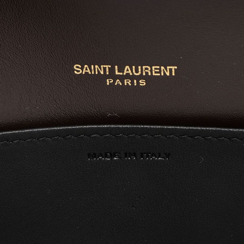 Saint Laurent Patent Leather Monogram Uptown Chain Wallet - Picture 8 of 11